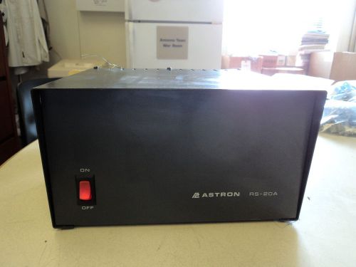 ASTION RS-20A POWER SUPPLY S/N 96011277 OUTPUT 13.8 DC, 16 AMPS