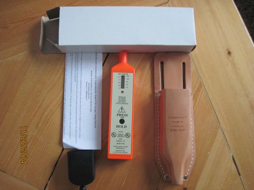 Telco Foreign Voltage Detector w/ Leather Pouch FVD With Rubber Induction Endcap