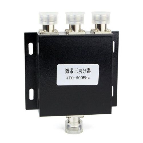 Uhf 400-500mhz 50w n-f connector microstrip 3-way power divider jstsp-400-100-3 for sale