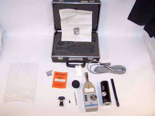 Simpson model 886 sound level meter with 890 calibrator set for sale
