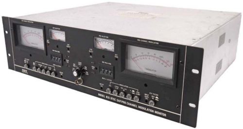 Tft model-855 btsc sap/pro channel modulation monitor tv broadcast test system for sale