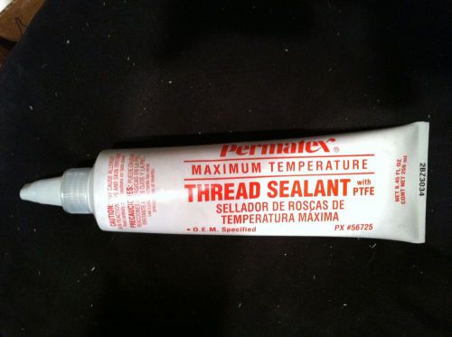 Permatex  max temp 56725 thread sealant, tube, 250ml, white new for sale