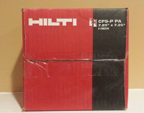 Hilti FIRESTOP PUTTY PADS CFS-P PA CP 618 606 617 619T CFS BL FS ONE WIRE