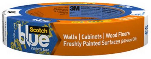 3m scotchblue .94&#034;x60yd painters masking tape for delicate surfaces 2080el-24n for sale