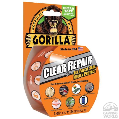 Gorilla Glue Clear Repair Tape   27 feet  &#039;Sticks to Anything&#039;   USA
