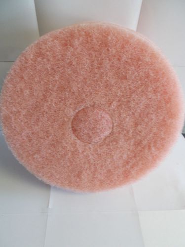 Case of 5 Floor Maintenance Pads. 14&#034; Pink UHS Cleaner pads. SAVE