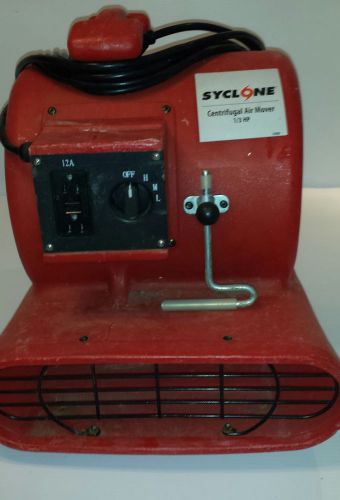 Syclone centrifugal air mover contractor grade 2700 fpm with 12 amp gfci outlet for sale