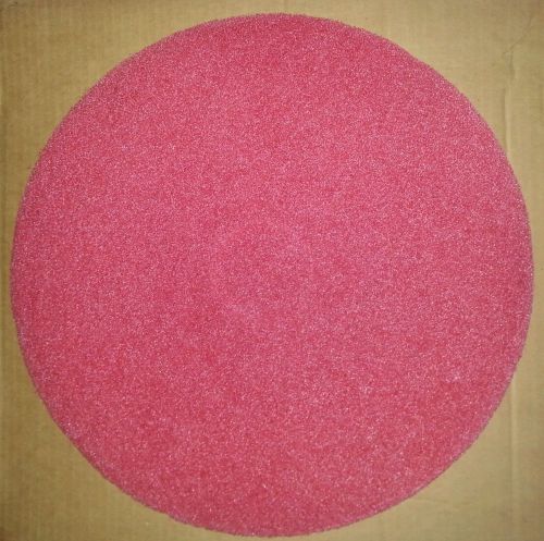 17&#034; RED FLOR-BUF FOR BUFFING, SPRAY BUFFUNG, AND LIGHT SCRUBBING - 1 BOX OF 5