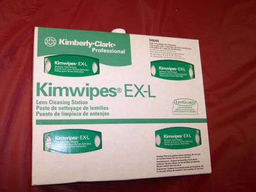 Kimberly clarkki 34644 kimwipes ex-l lens cleaning station, brand new for sale