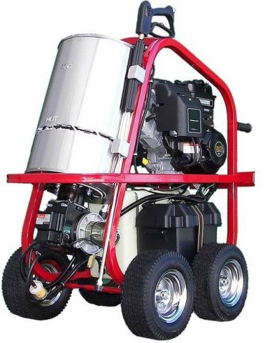 Portable hot water pressure washer - 2,700 psi - 2.5 gpm - gas - diesel heated for sale