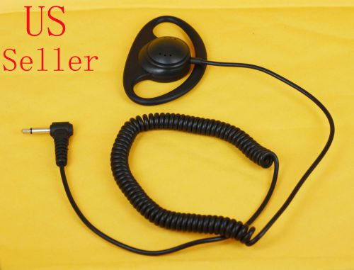 3.5mm listen only d shape earpiece earhook for motorola radio xts1500 xts2500 for sale