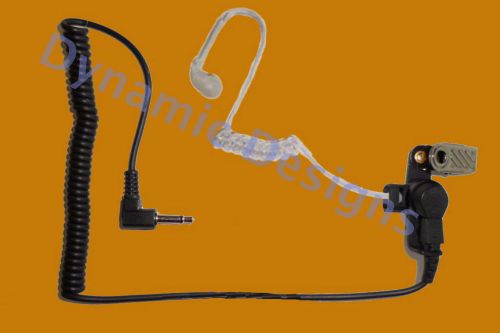 Listen only ear piece with acoustic tube for speaker/shoulder microphone 2.5mm for sale