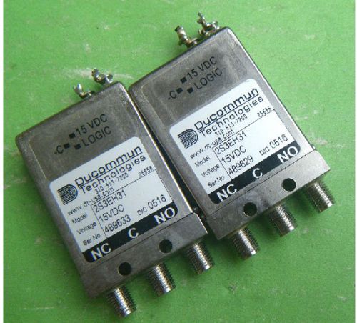 1pcs ducommun 2s3eh31 sma coaxial switch dc 15v #v02-v for sale