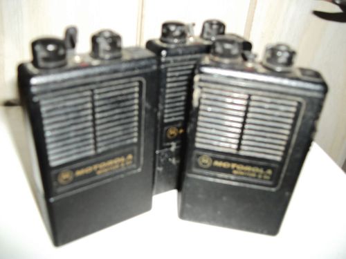 MOTOROLA MINITOR 2 UHF SV PAGER   ( 3 PCS )    470.3375             ( A100A )