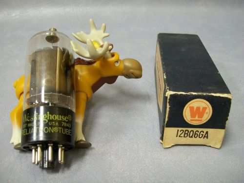 Westinghouse 12BQ6GA Vacuum Tube Vintage Original Box