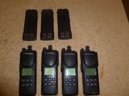 Lot of FOUR Motorola XTS3000 Astro 800 MHz Two Way Radios H09UCF9PW7BN a