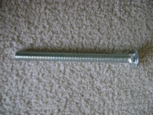 Lot OF 33 Zinc Carriage Bolts  1/2&#039;&#039; x 6 &#039;&#039;
