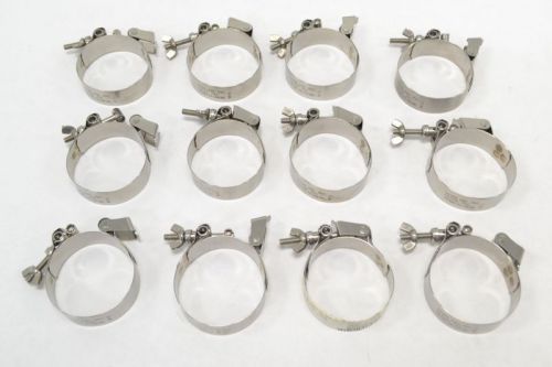 12X VOSS TR30H-75-238-WL V-BAND T-BOLT STAINLESS 2-1/4IN BOLT CLAMP B249542