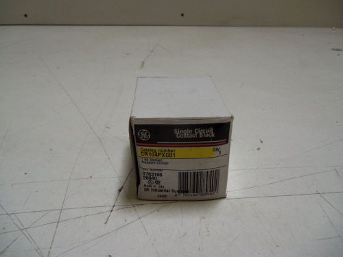 GENERAL ELECTRIC CR104PXC01 CONTACT BLOCK*NEW IN BOX*