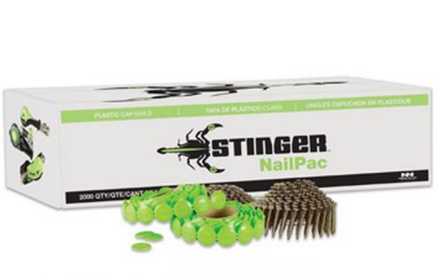 National Nail 136260 NailPac for Stinger CN100 1&#034; Nails &amp; Caps, 2000ct.