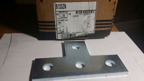 B133zn (25 plates) 4 hole tee plate bolted framing *free shipping* for sale