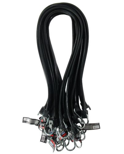 10pc 31&#034; premium heavy duty epdm rubber blend bungee tie down strap cord lot for sale