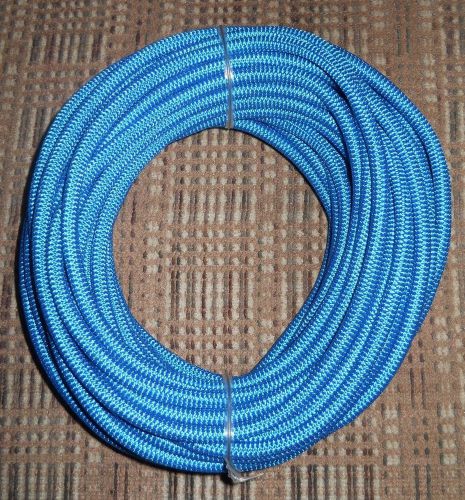 1/4&#034; x 50&#039; premium royal blue mfp cover bungee / shock cord / made in the usa! for sale