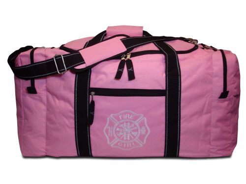Ladies pink female firefighter turnout gear step in bag first responder lxfb40v for sale