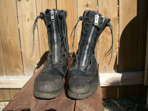 RANGER FIREFIGHTING LEATHER BOOTS Style: 3044 MFR DATE: 02/98 SIZE: 12M