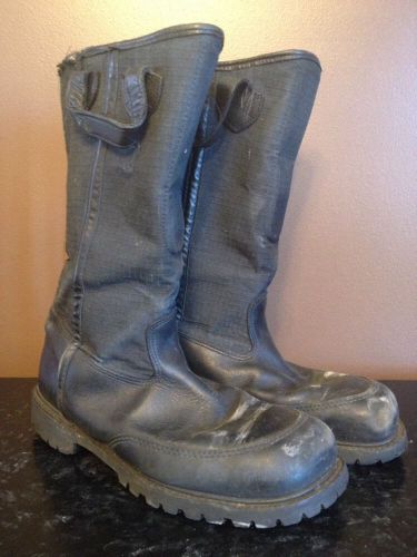 Pro Warrington Hybrid Firefighter Leather/Kevlar TurnOut Boot 11.5 E Need Repair