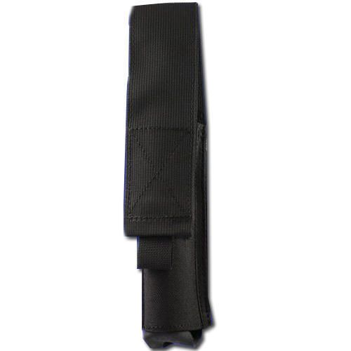 Uncle Mike&#039;s 7702500 Velcro Flap Black Tactical Collapsible Baton Pouch