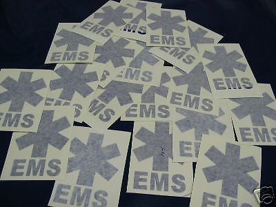 EMS DECAL LOT Huge Sticker Set 4 EMT Fire Ambulance Blue Rescue Workers