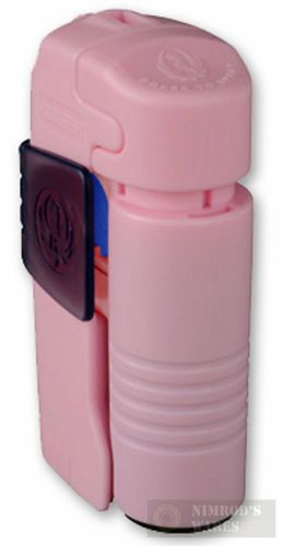 Ruger stealth pink pepper spray self defense 11g belt clip new r3hbp1 fast ship! for sale