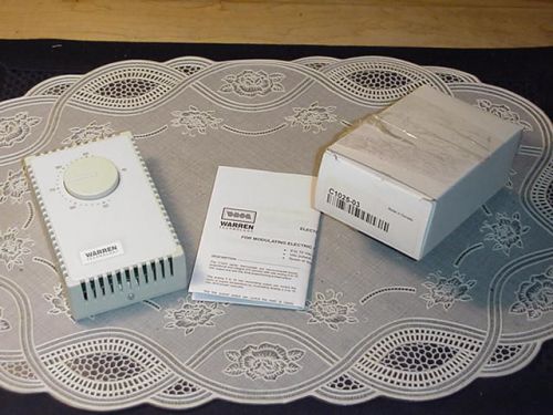 Warren unistat electronic thermostat c1025-03 for modulating electric heat new! for sale