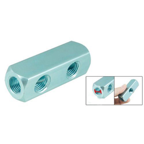 GIFT Threaded Ports 2 Way Quick Connect Hose Manifold Block Splitter