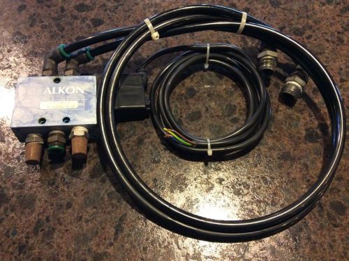 Alkon air valve directional control 120 volt ac 1/2&#034; hose fittings included usa for sale