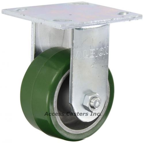 16pd04201r 4&#034; x 2&#034; albion rigid plate caster polyurethane wheel 700 lbs capacity for sale