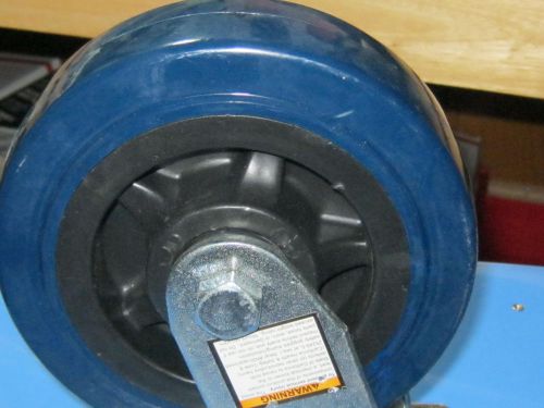 4 swivel plate casters, 600 lb, 6 in dia for sale