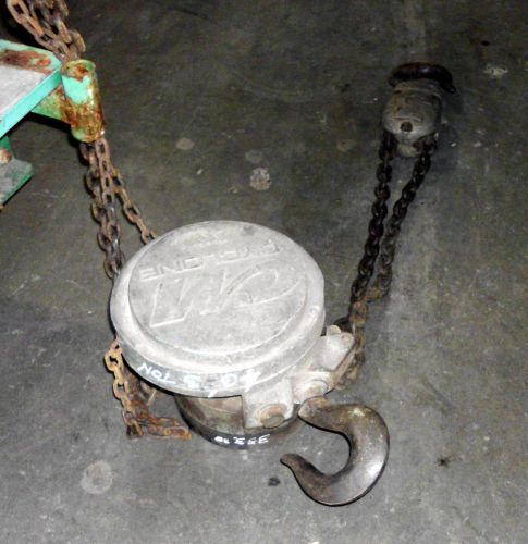 3 ton cyclone aluminum chain hoist 20-25&#039; lift for sale