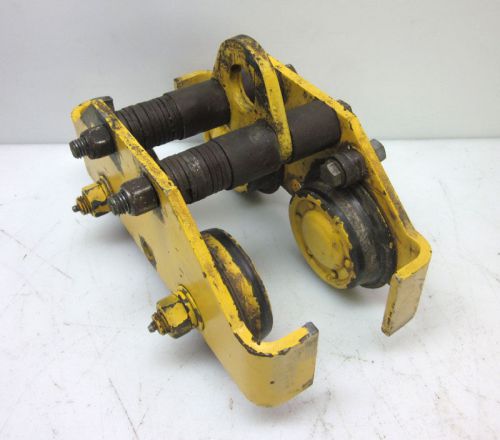 Manual push-pull chain hoist trolley for 3&#034; to 5&#034; beam for sale