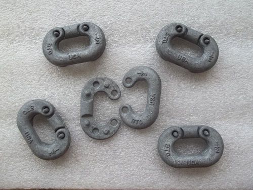 Lot of 5 cooper tools masterlink 1/2&#034; chain connecting missing/master link 752-g for sale