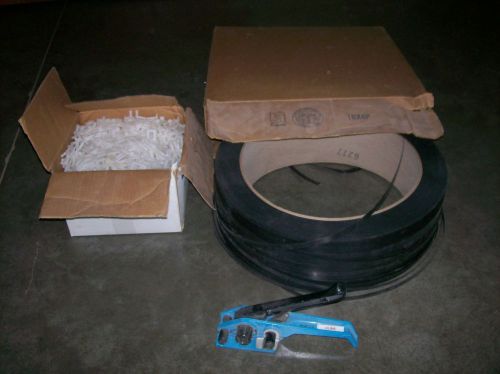 Uline Poly strapping, plastic buckles shipping supplies