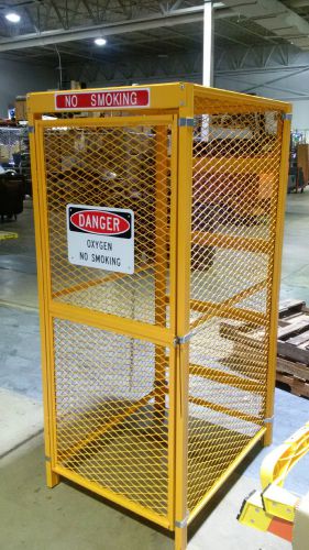 30&#034; width industrial 9 cylinder gas storage cabinet new !! for sale