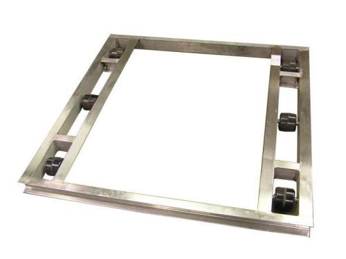 Flat Aluminum Pallet Dollie 24&#034; x 24&#034; / 6 Rollers 4,000 lb Cap ****FREE SHIPPING