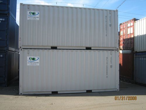 STORAGE CONTAINERS: NEW 20&#039; CARGO SHIPPING CONTAINER / HOUSTON, TX
