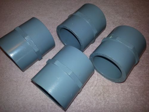 4 lasco schedule 80 sch cpvc 2&#034; couplings made in usa f-437 f-439 for sale