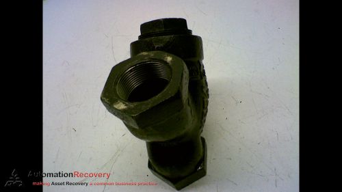 KECKLEY 1 1/2 INCH PIPE FITTING, WITH STRAINER, THREADED TYPE END
