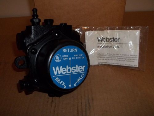 Webster Model 728N No 2 Fuel Oil Pump 1725 RPM 2R 162D 4C5 New NOS