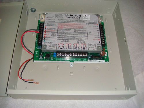 Bosch control panel security d7412gv2 used with enclosure for sale