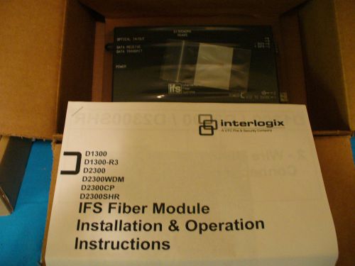 Intrerlogix  RS-485 2 Wire Data Transceiver MM, 1 Fiber, A End